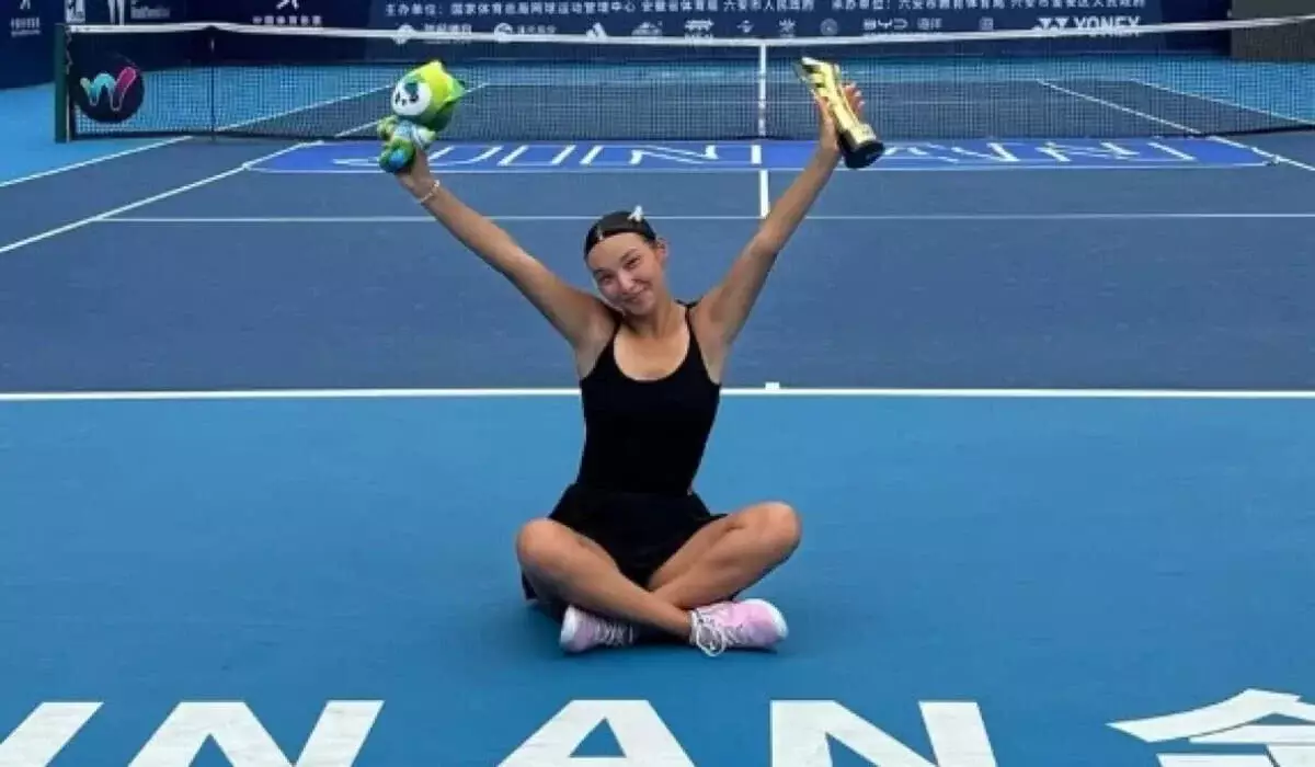 Казахстанская теннисистка завоевала парный титул в Индии