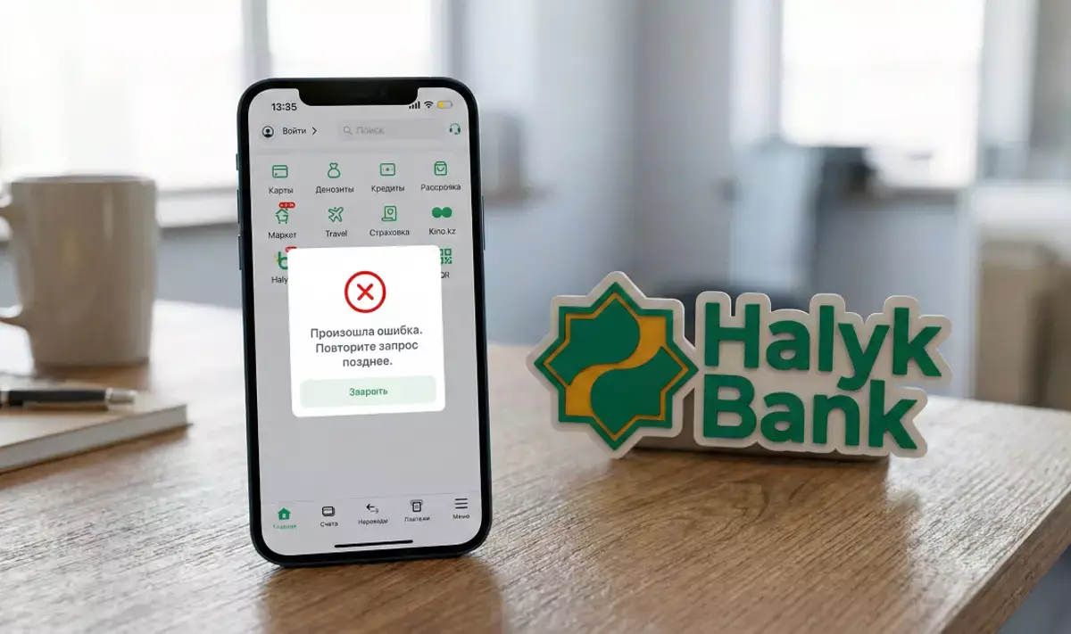 Массовый сбой: приложение Halyk Bank не работает в Казахстане - новости на Lada.kz 05.01.2026