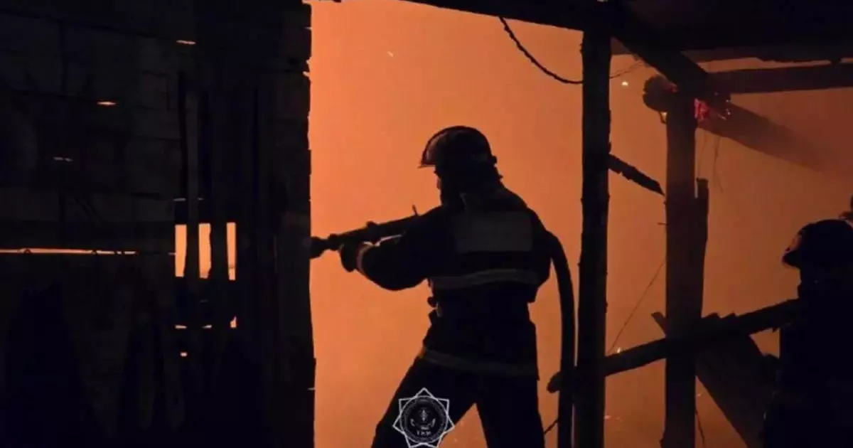  Талғардағы демалыс орындарының бірінде қонақ үй толығымен жанып кетті 