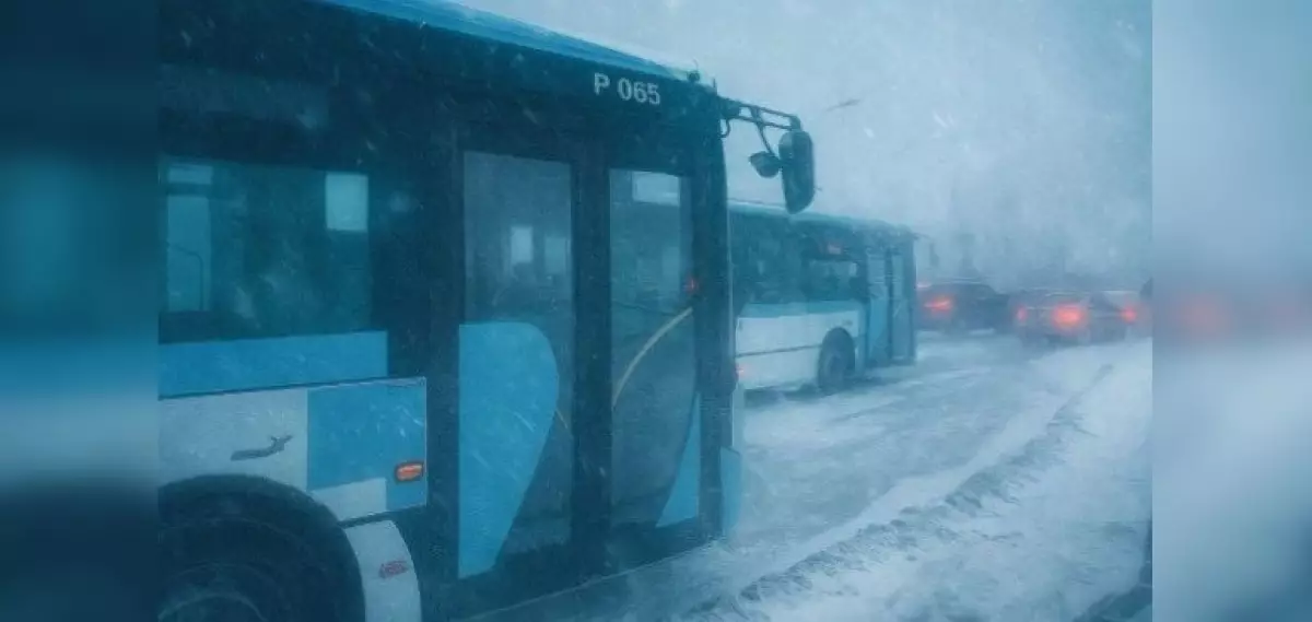 Движение ряда пригородных автобусов временно приостановлено в Астане