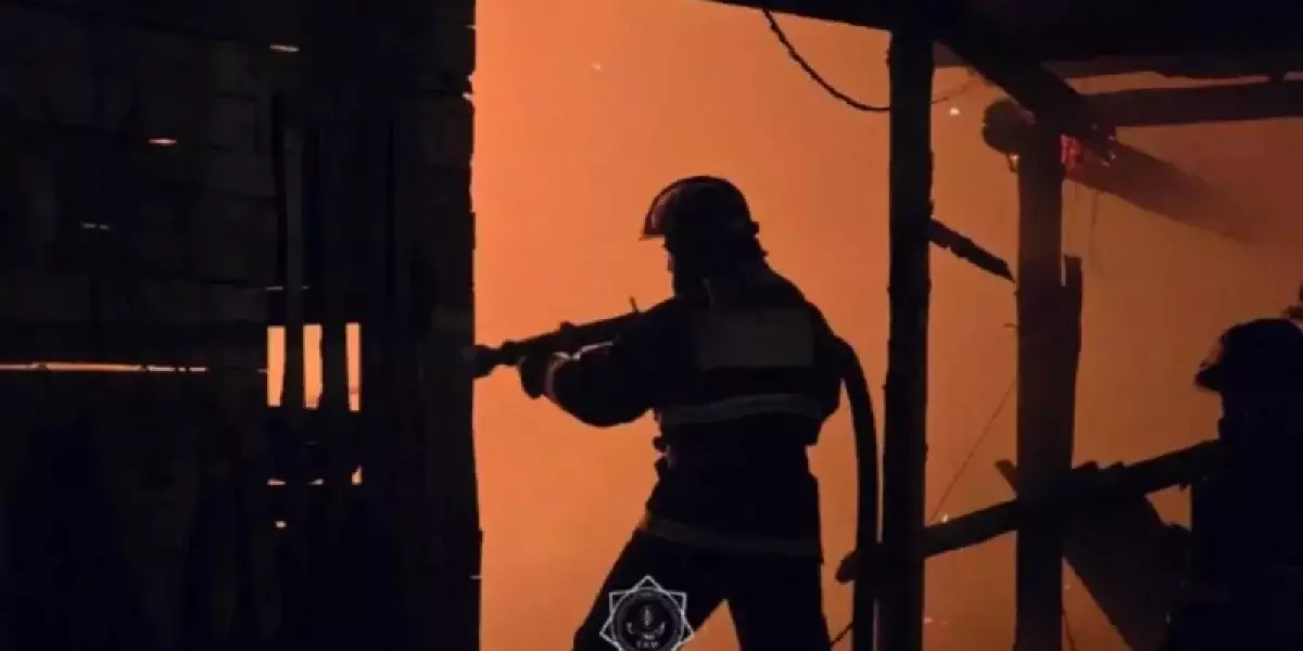 Талғардағы демалыс орындарының бірінде қонақ үй толық өртеніп кетті