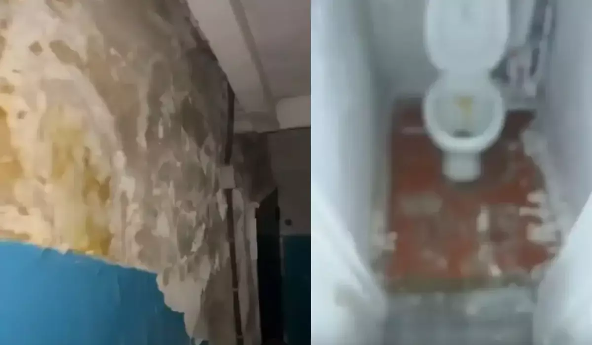 «Это откровенное неуважение»: врач показала видео полуразрушенного служебного жилья в Алатау