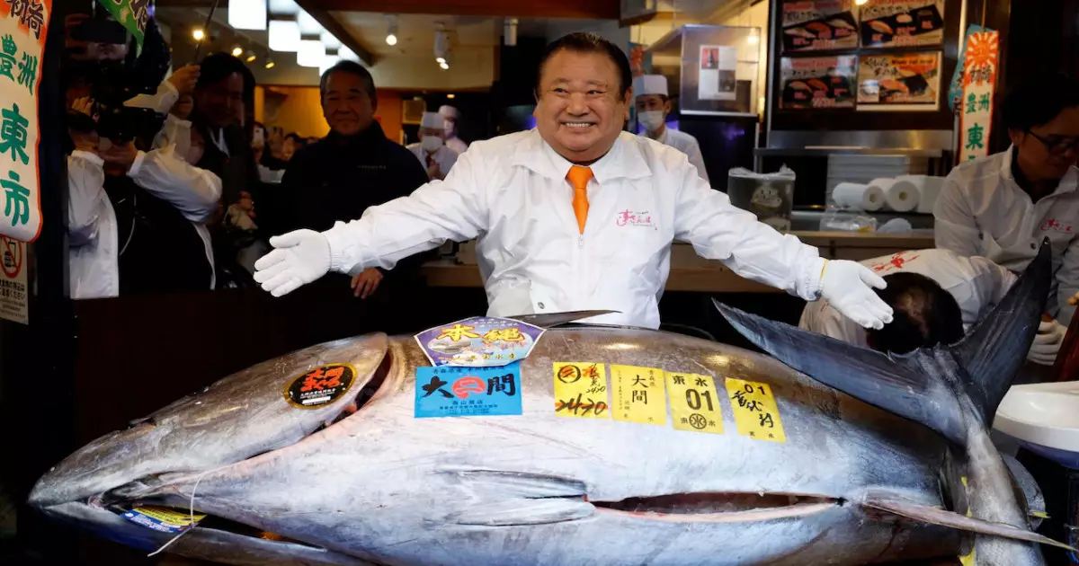   Жапондық президент бір балықты 3,2 миллион долларға сатып алды   