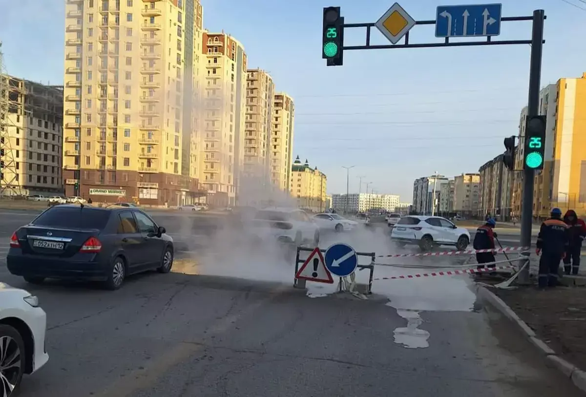 В Актау между двумя микрорайонами временно закрыли участок дороги - новости на Lada.kz 06.01.2026