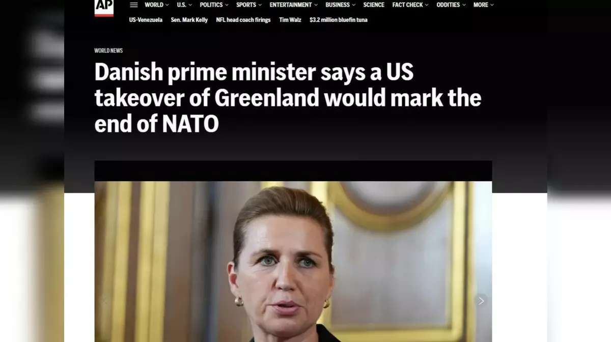 Премьер Дании предупредила о риске распада НАТО из-за Гренландии