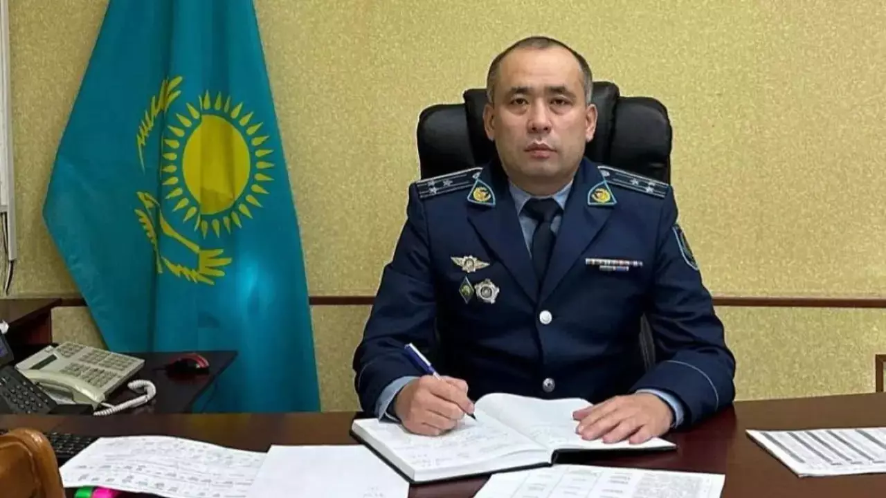 Шымкентте аудандық полиция басшысы ұсталды: ҰҚК тергеу жүргізіп жатыр
