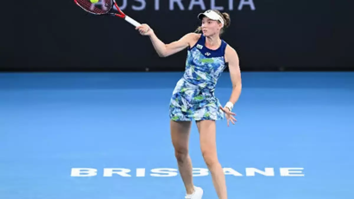 Елена Рыбакина маусымды жеңіспен бастады