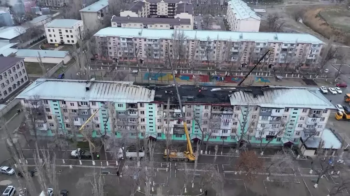 Пожар в новогоднюю ночь: в Таразе приступили к восстановлению квартир в многоэтажке