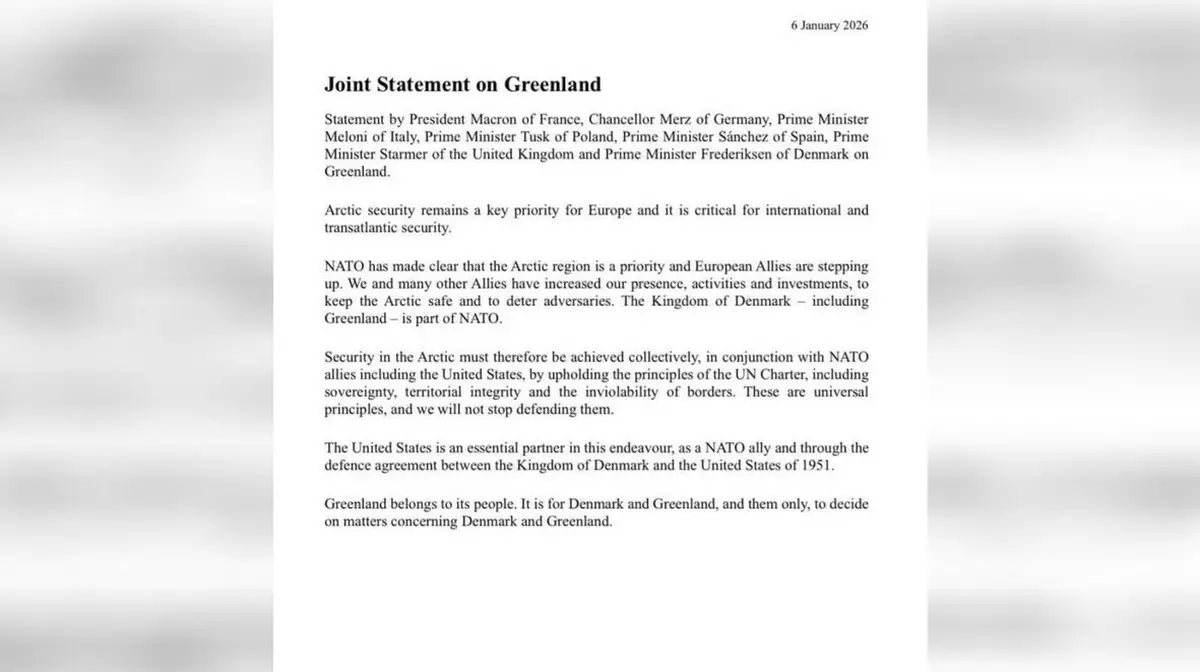 Европейские лидеры выступили против притязаний США на Гренландию