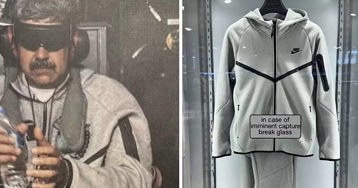  Мадуро қамауға алынғанда киген спорттық костюм лезде әлемдік трендке айналды 