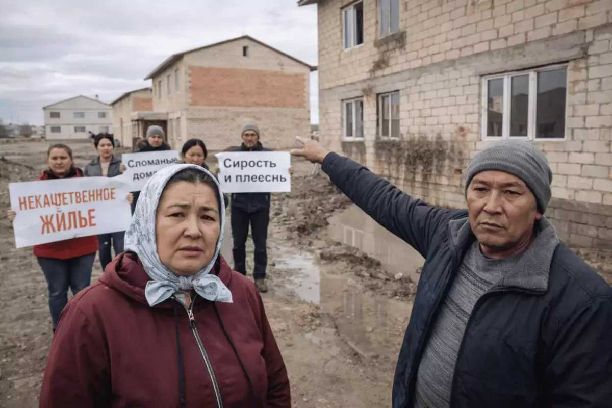 «Даже мыши не живут»: очередники отказываются от новых квартир в Нуре
