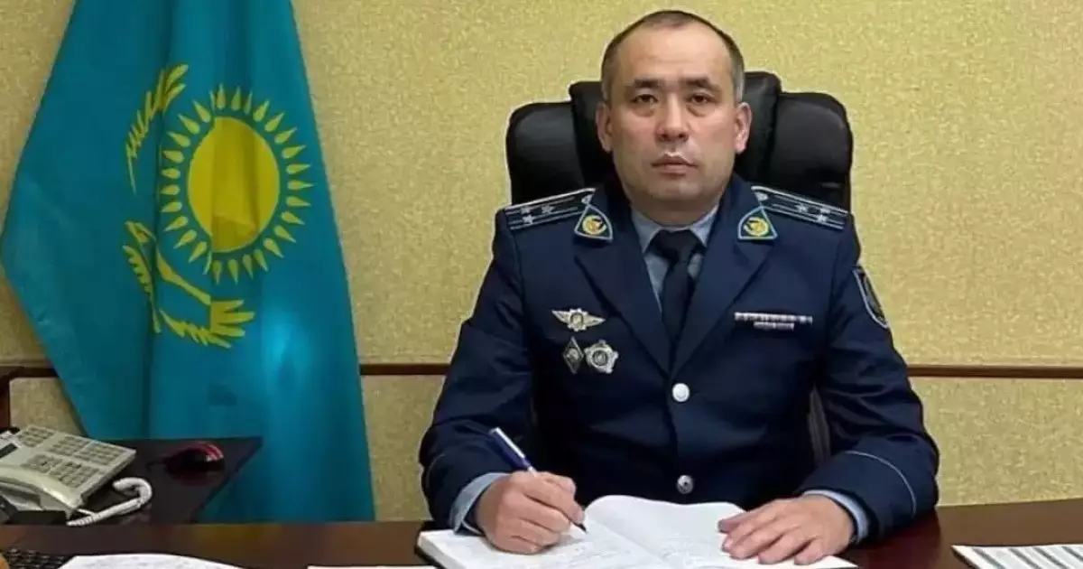  Шымкентте аудандық полиция басқармасының басшысы ұсталды 