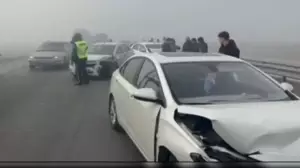 Шымкент – Алматы тасжолында төрт көлік соқтығысты