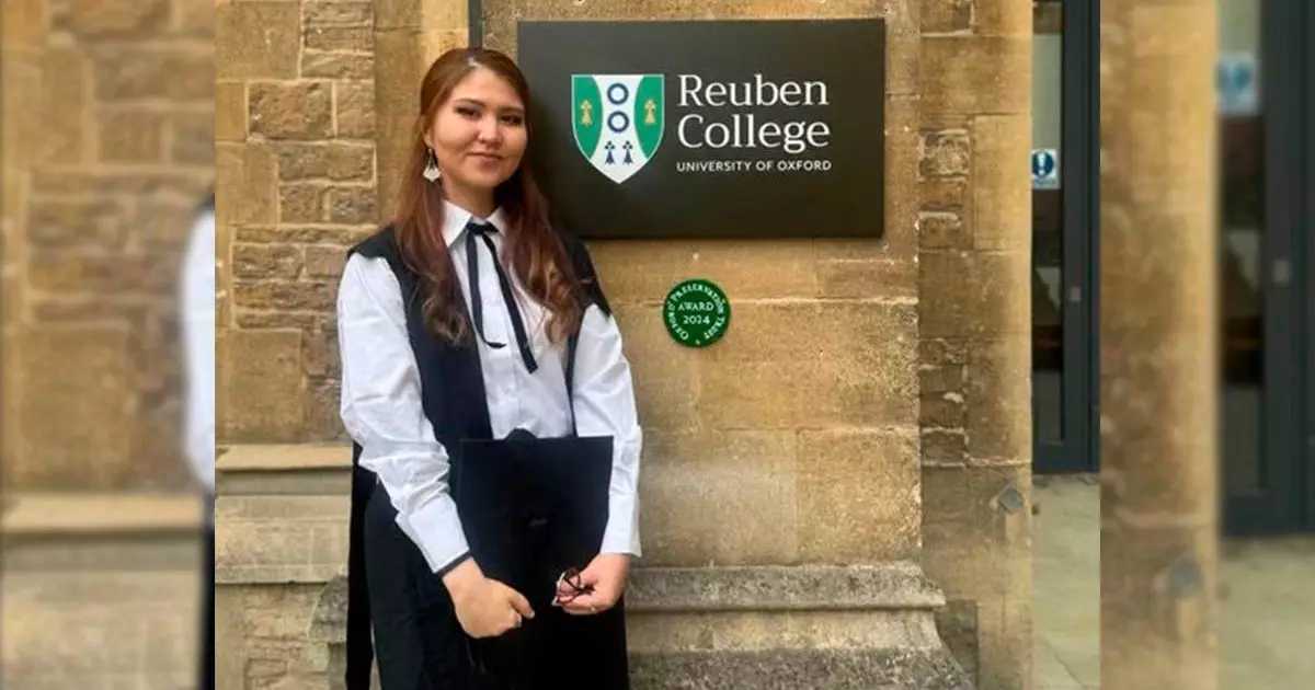  Ақтаулық Меруерт Бижанова Оксфорд университетінде оқытушы қызметіне орналасты 