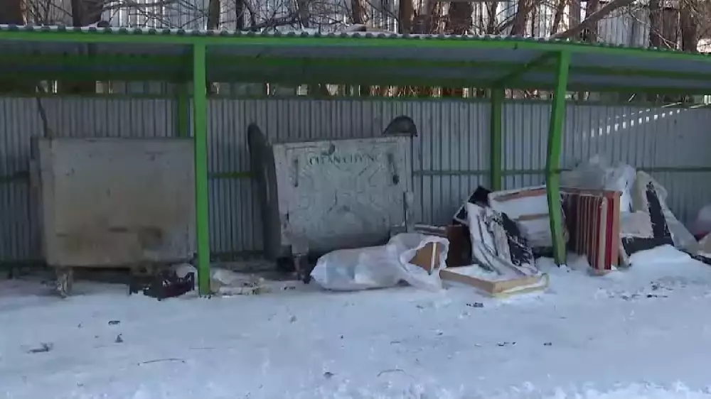 Жители Кокшетау жалуются на скопление бытового мусора в городе