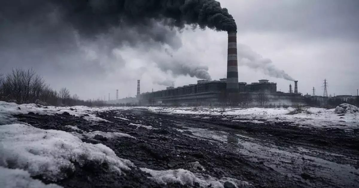  Сәтбаев тұрғындары қара түсті қарды видеоға түсіріп алды (ВИДЕО) 