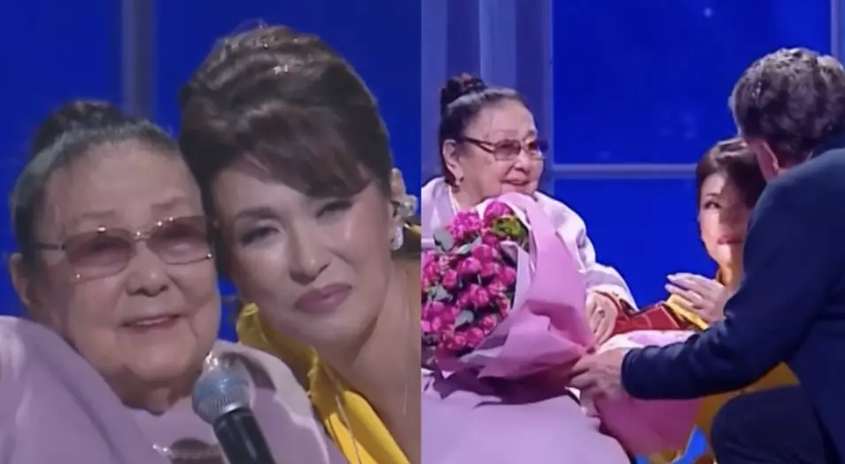 «Аса қуанышты күн»: Бибігүл Төлегенова 96 жасында сахнада ән салды (ВИДЕО)