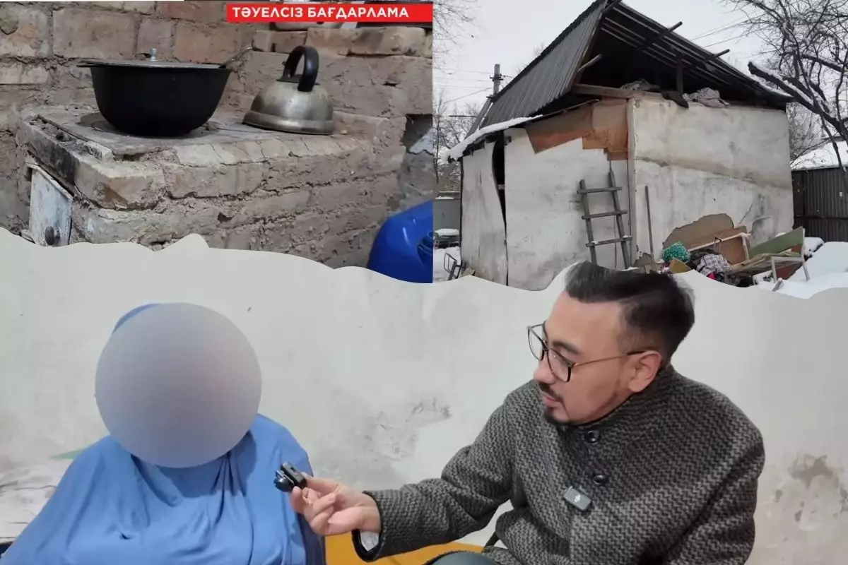 "Мектепте үш сынып қана оқыған, 13 жасында тұрмысқа берген": Журналист Руслан Өтепбай бір отбасының ауыр жағдайын көрсетті