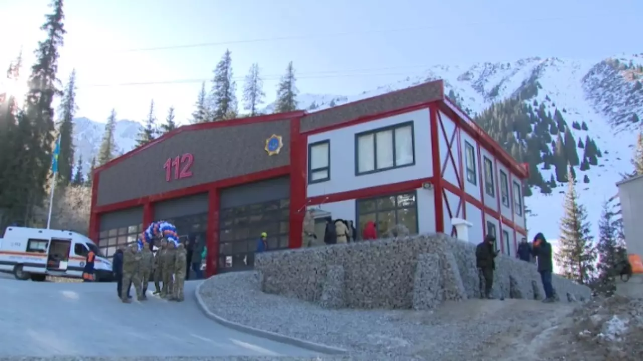 В горах Заилийского Алатау открыли пожарно-спасательную станцию