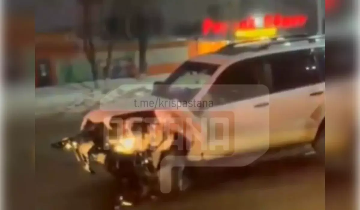 Массовое ДТП произошло в центре Уральска (ВИДЕО)