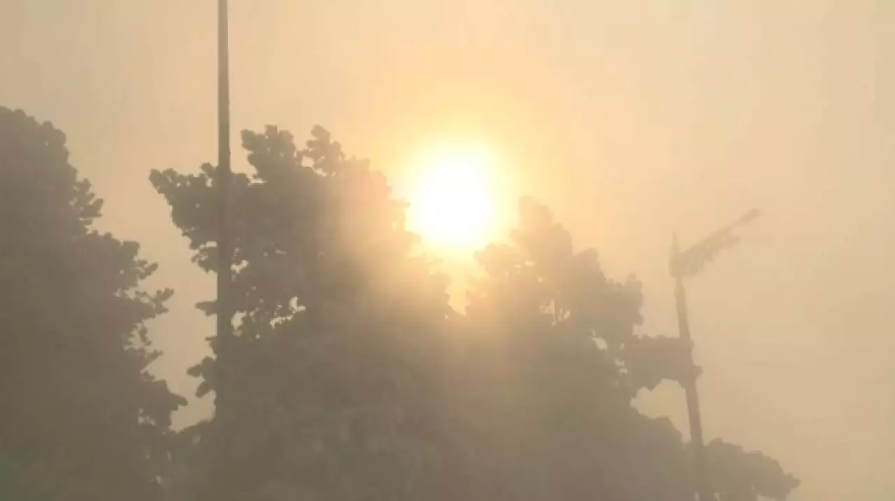 Туман накрыл почти весь Казахстан