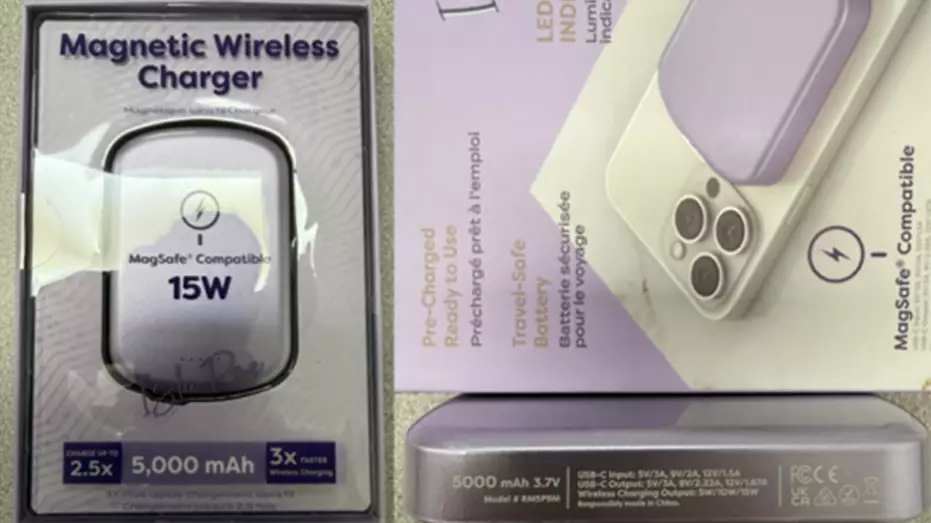 Срочный отзыв: 13 тысяч зарядных устройств, проданных в TJ Maxx и Marshalls, могут взорваться во время использования.