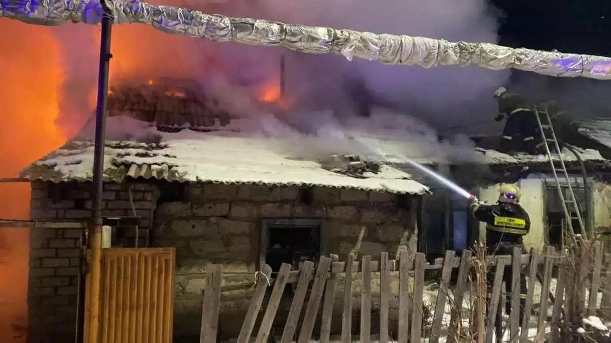 Тело мужчины обнаружили при пожаре в Экибастузе