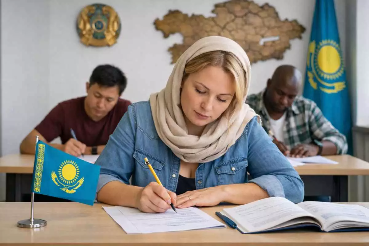 Енді шетелдіктер Қазақстанда тұруға рұқсат алу үшін қазақ тілінен емтихан тапсыруы керек