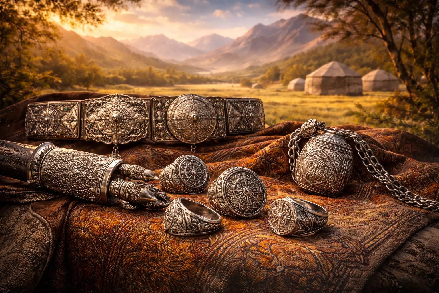 Қазақ ерлерінің әшекейі: кім, қашан, не таққан?