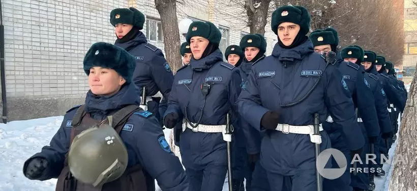 Как готовят нацгвардейцев к патрулированию улиц, показали в воинской части Семея