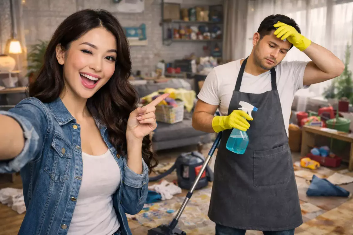 Спор в Threads: Байзакова, Санжар Мади и Алибеков заставили мужчину из Ташкента мыть полы