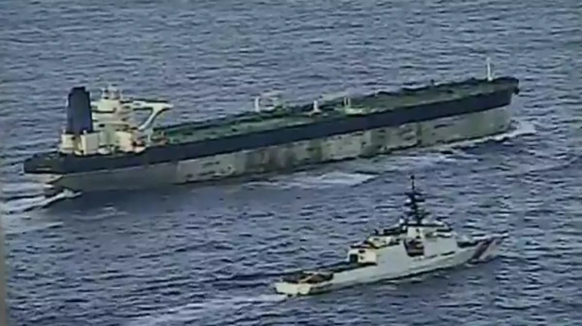 Среди экипажа задержанного США танкера «теневого флота» РФ граждане Украины