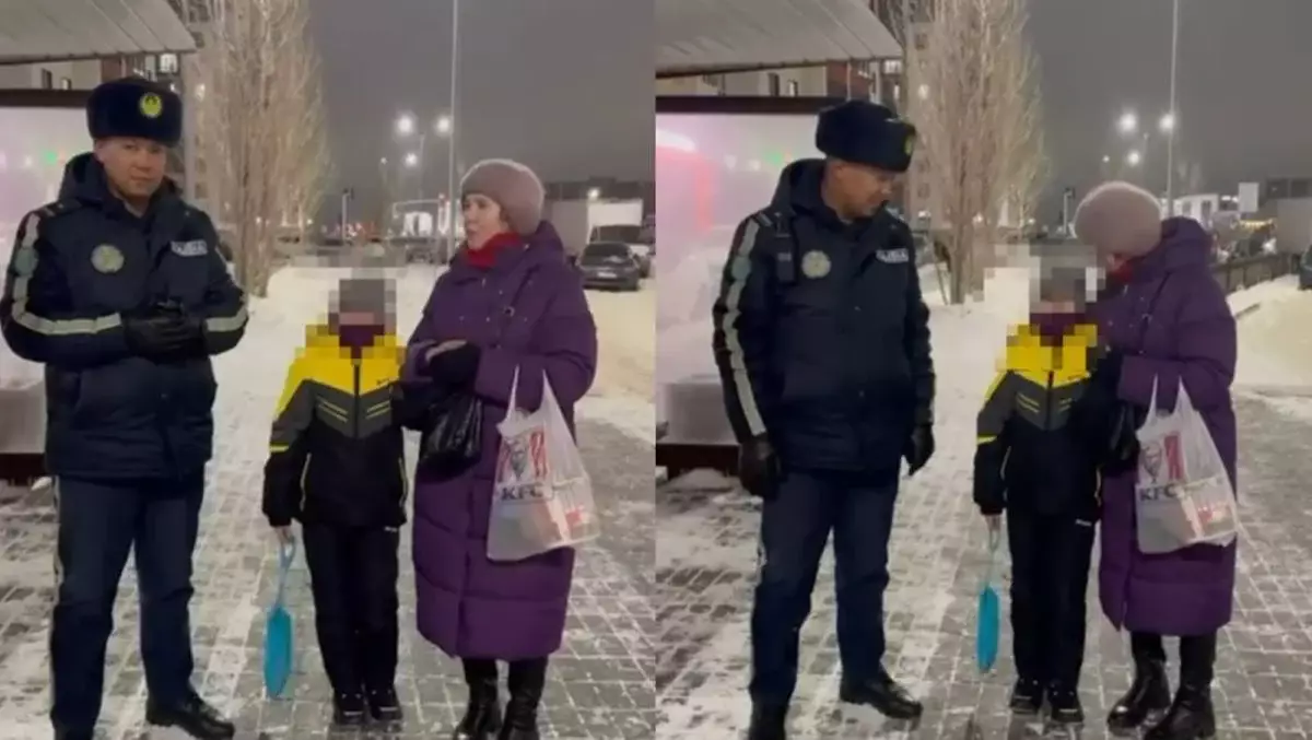 Сел не в тот автобус: 9-летний мальчик потерялся в Астане (ВИДЕО)