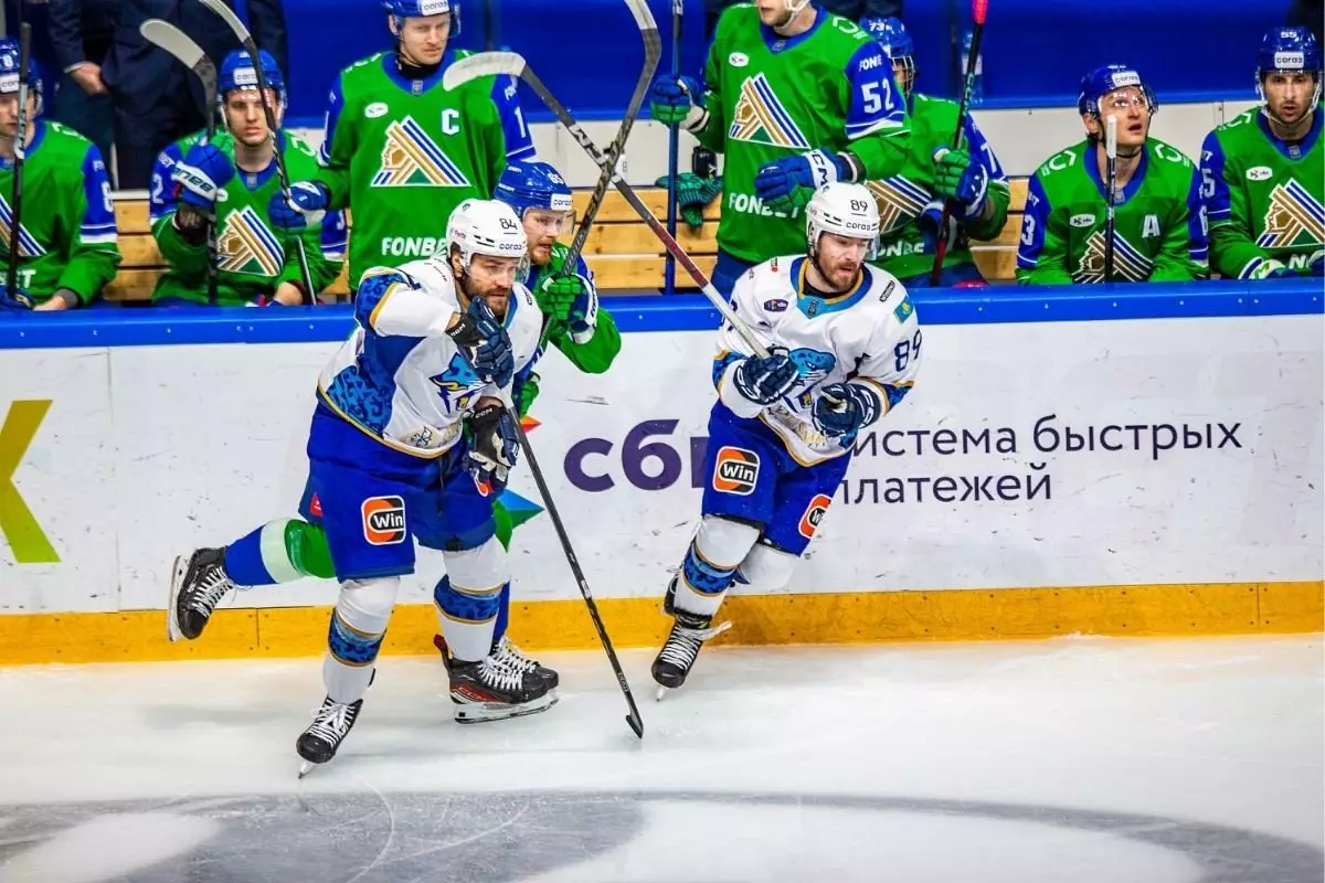 Третье поражение подряд: «Барыс» не удержал ничью в Уфе (Видео)