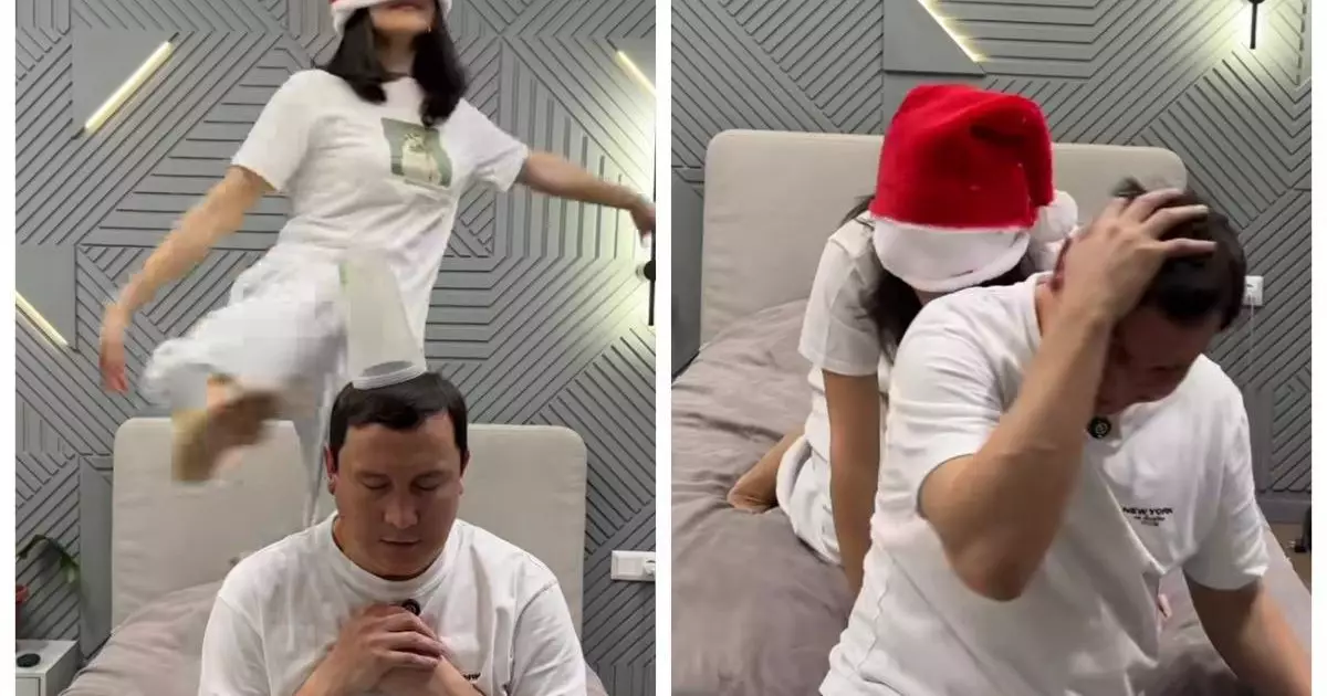  «Ұят қайда?»: Бақыт Тұрман күйеуі Қайрат Әділгерейдің басынан теуіп, сынға қалды (ВИДЕО) 