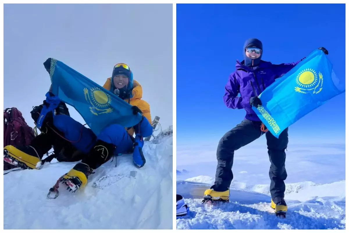 Қазақстандық альпинист Орталық Азиядағы әлемнің жеті биік шыңын бағындырған алғашқы әйел атанды