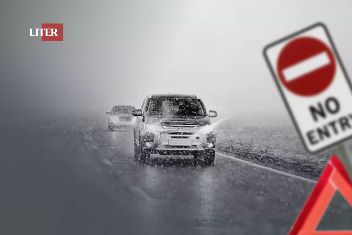 Какие трассы закрыты в Казахстане из-за непогоды