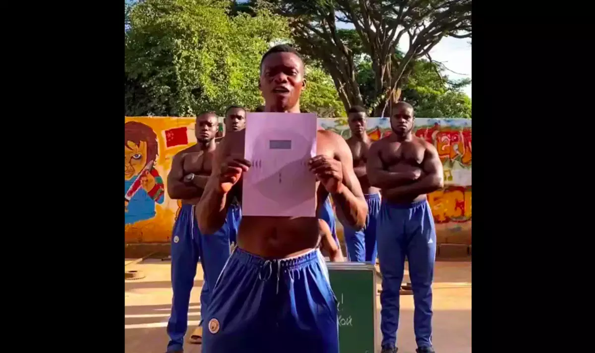 Зажигательные африканцы напомнили казахстанцам о пожарной безопасности (ВИДЕО)