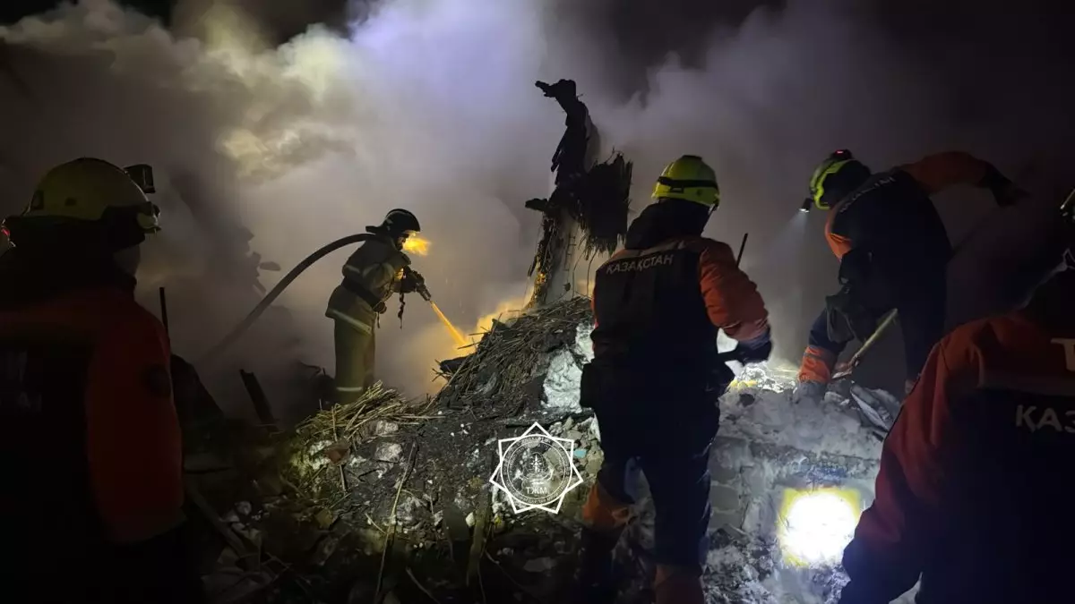 Әкесі мен ұлы ажал құшты: Солтүстік Қазақстанда жер үйде алапат өрт болды