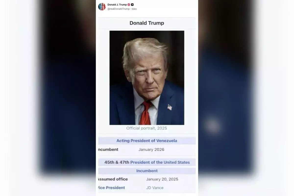 Трамп өзін Венесуэла президентінің міндетін атқарушы деп жариялады