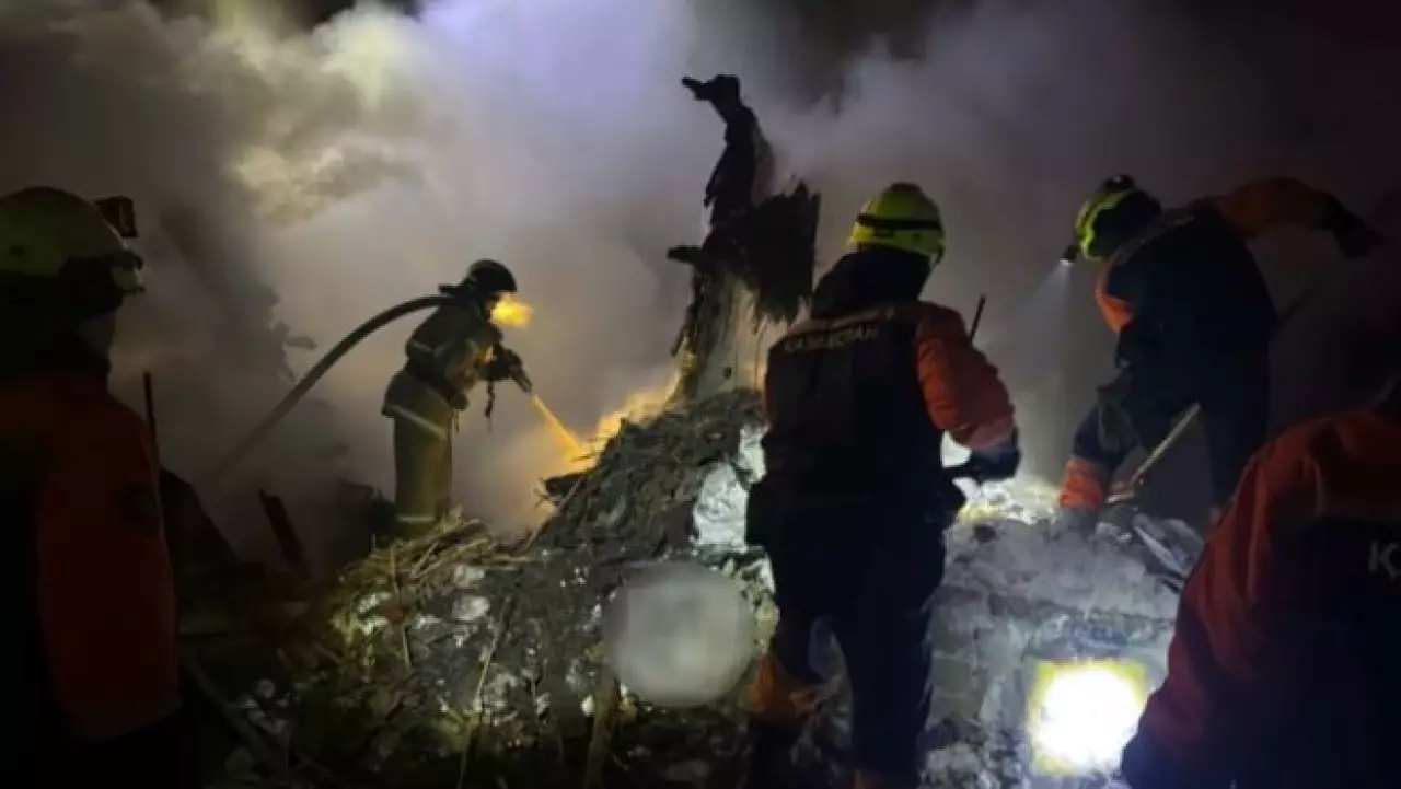 Отец и двое детей погибли при пожаре в СКО