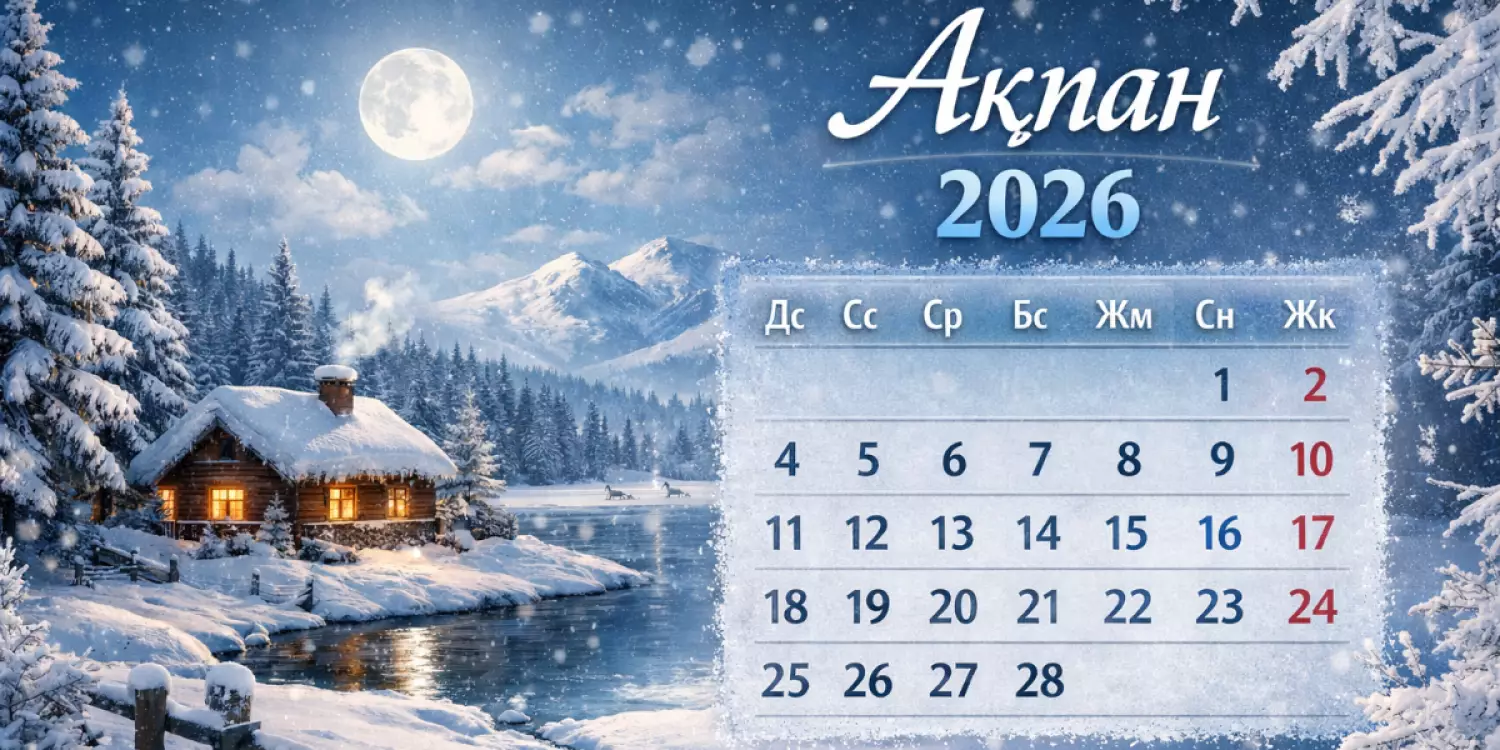 Қазақстандықтар 2026 жылдың ақпан айында қанша күн демалады