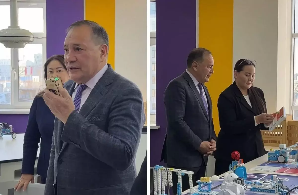 SmartLab Болашақ мектебінің моделі ретінде: Премьер-министрінің кеңесшісі оқу кабинеттерінің жаңа стандартымен танысты