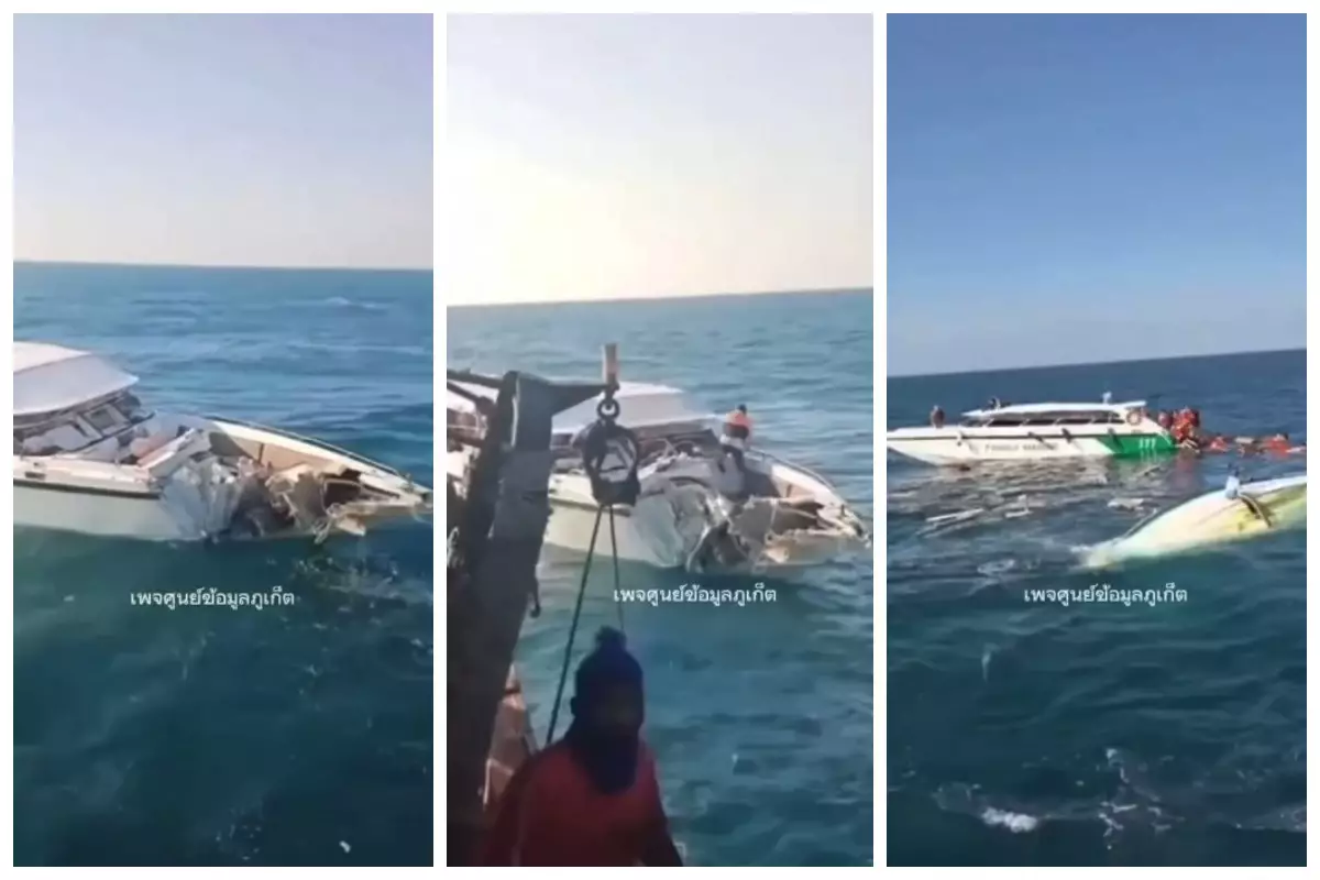 Таиландта қазақстандықтар мінген катер мен балықшылар кемесі соқтығысып, 1 адам қаза тапты (видео)