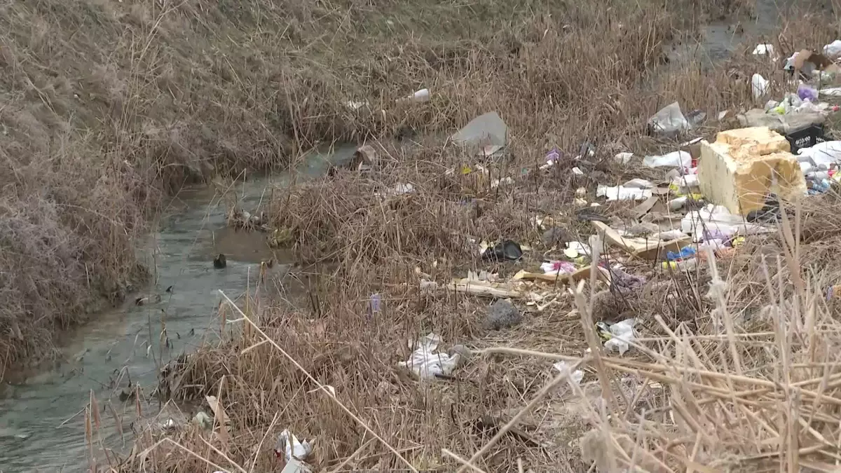 Тараз қаласындағы су арналары қоқысқа толып кеткен - тұрғындар шағымы