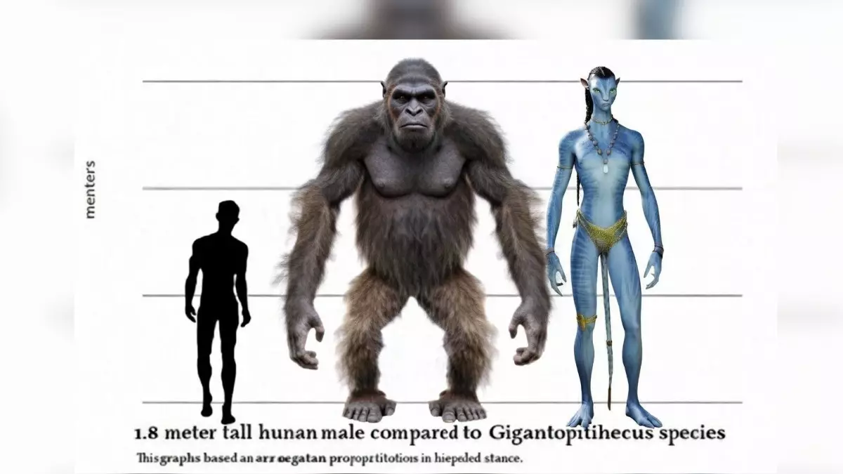 Кто такие гигантопитеки: ростом выше на`ви и возможные предки снежных людей