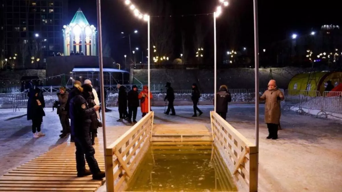 Крещенские купания в Астане: где и когда можно окунуться