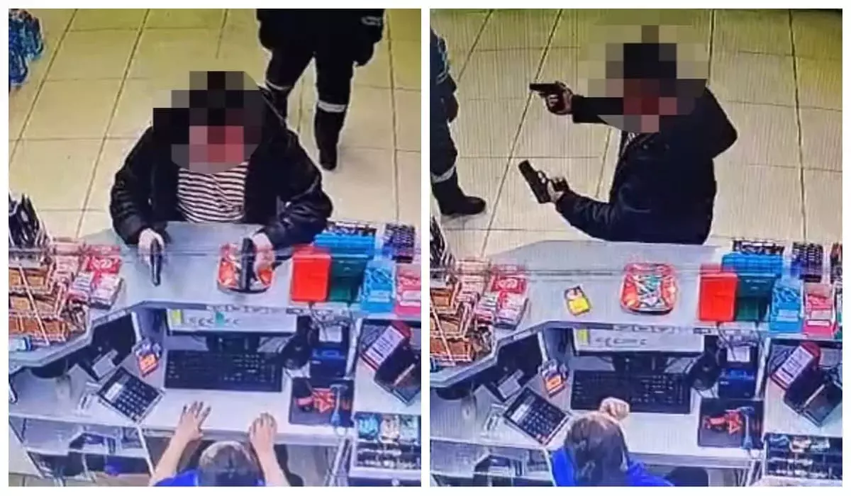 Пришел за сигаретами и показал пистолеты: мужчина устроил переполох на АЗС в Уральске (ВИДЕО)