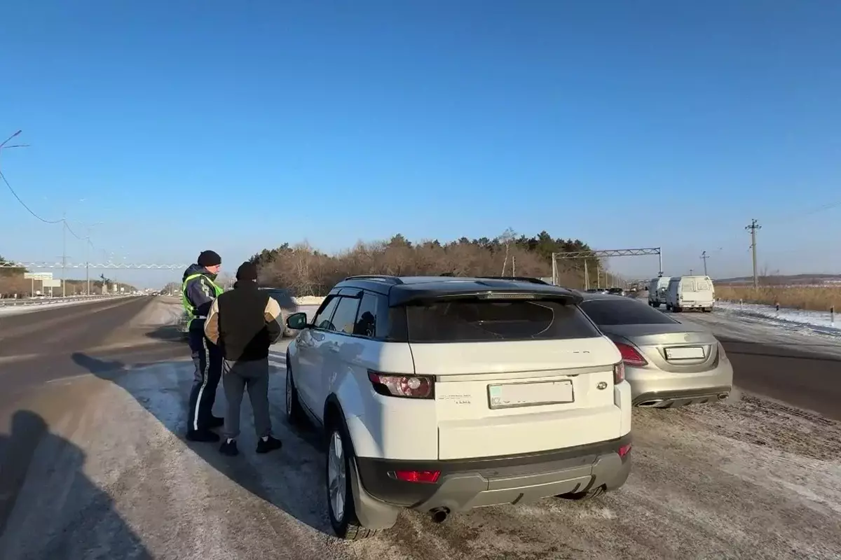 Пытались обойти закон: в СКО задержали иностранцев с подложными госномерами