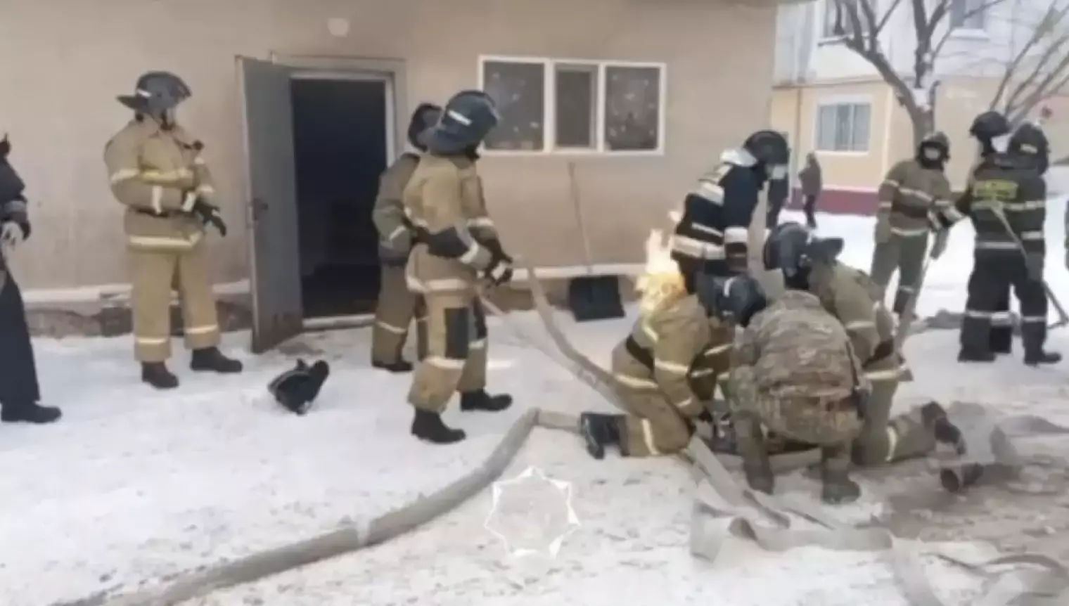 Астанада асхана өртенді (ВИДЕО)